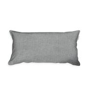 Herding Tom Tailor Housse de Coussin Melange, 40x80 cm, 40% Coton/ 25% Viscose/ 35% Polyester, avec Ourlet surélevé et Fermeture éclair de Marque, Tissu Melange Gris (Soft Grey)