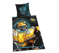 Herding TRANSFORMERS Parure de Lit Réversible, Housse de Couette 135 x 200 cm, Taie d'Oreiller 80 x 80 cm, Coton/Renforcé