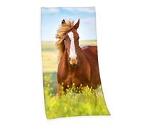 Herding Young Collection Serviette de bain, Cheval, 150 x 75 cm, Coton, Multicolore