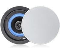 Herdio 4 Pouces 160 Watts Enceinte encastrable Plafond, Haut-Parleur de Plafond, Encastré 2 Voies dans Le Plafond des Enceintes murales Parfait pour la Cuisine, Salle de séjour, Porche Couvert