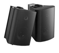 Herdio 4 Pouces Enceinte d’Extérieur, 2 Voies Bluetooth Etanche Enceintes d'extérieur, 200 Watts Haut-parleurs extérieurs pour extérieur, Patio, Jardin, Camping, Bateau, terrasse, Restaurant(Noir)