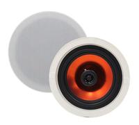Herdio 4 Pouces Haut-parleurs de Plafond de Salle de Bains, 240 Watts Enceinte encastrable Plafond à 2 Voies pour, Cuisine, Chambre, terrasse Couverte (2 Haut-parleurs)