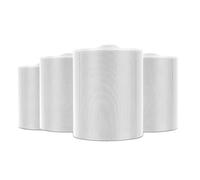 Herdio 5,25 Pouces, 600 Watts Bluetooth Enceintes d'extérieur avec amplificateur stéréo câblé pour Toutes Les l'intérieur et l'extérieur terrasse(4 Haut-parleurs Blancs)