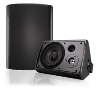Herdio 6,5 Pouces 400 Watts Bluetooth Enceintes d'extérieur, Haut-parleurs Bluetooth, Parleur extérieur Jardin, terrasse, Restaurant utilisateur Haut-Parleur extérieur (Noir)