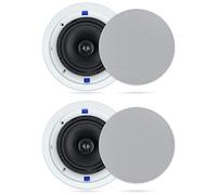Herdio 6,5 Pouces Enceinte encastrable Plafond,320 Watts Haut-parleurs de Plafond Parfaits pour la Cuisine, la Salle de Bain, Le Salon