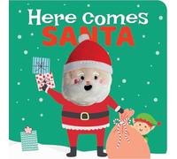 Here Comes Santa: Finger Puppet Book: Board Book With Finger Puppet