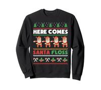 Here Comes Santa Floss Ugly Christmas pour garçons, Enfants et Hommes Sweatshirt