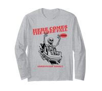 Here Comes The Free Fall (Graphique Amusant) Manche Longue