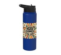 Here Comes the Sun Men Women Stainless Steel Insulated Water Bottle