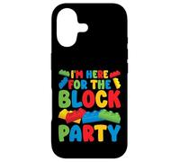 Here for The Block Brique de Construction d'anniversaire Coque pour iPhone 17