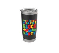 Here For The Block Brique de construction d'anniversaire Gobelet isotherme en acier inoxydable double paroi