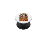 Here for The Boos Funny Halloween Squelette Pumpkin PopSockets PopGrip Adhésif