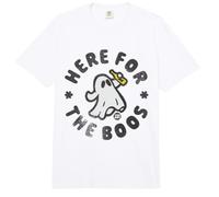 Here for The Boos Ghost Comfort Colors Adult Heavyweight T-Shirt