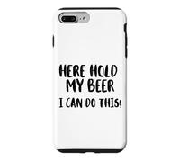 Here Hold My Beer Beer Drinking Father's Day Coque pour iPhone 7 Plus/8 Plus
