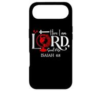 Here I Am Lord Send Me Bible Verse Isaiah 6:8 Cross Christ Coque pour iPhone Air