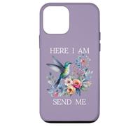 Here I Am Send Me Isaiah 6:8 Bible Christian Hummingbird Coque pour iPhone 12 Mini