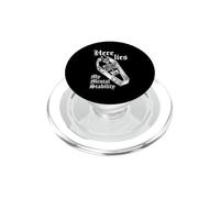 Here Lies My Mental Stability - Squelette Amusant pour dire Attitude PopSockets PopGrip pour MagSafe