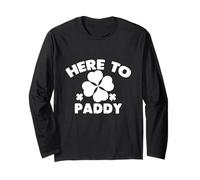Here to Paddy - Fête, Lucky Irish, Irlande, St Patrick Day Manche Longue
