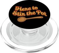 Here to Stir The Pot Graphique rétro rétro années 70 PopSockets PopGrip pour MagSafe