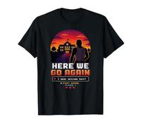 Here We Go Again Back to School, Jeu vidéo Amusant, Meme Boys T-Shirt