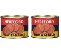 Hereford - Bœuf en gelée 270g - Fabriqué en France (Lot de 2)
