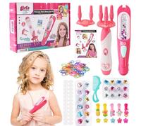 Herefun Machine a Tresser Les Cheveux Fille, Outil Tressage Cheveux, Kit de Coiffure de Jouets Créatifs, Décoration Artistique Enfants Filles
