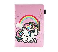 HereMore Universel Étui pour 9 à 10.1" Tablette, Coque Housse de Protection pour iPad 2018, Galaxy A6 10.1", ASUS ZenPad 10, Lenovo TB-X103F/Tab 2 A10-70, Huawei MediaPad T3 T5 10/M5 Lite 10, Licorne