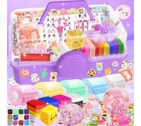 Herenear 64 Pièces Nano Tape Bubbles Kit, 5 Nano Tape, Ballon à Bulles en Plastique Fait Maison, DIY Craft Kit Cadeaux de Fête pour Enfants