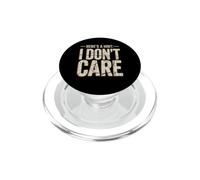 Here's A Hint I Don't Care Blague de Sarcasme PopSockets PopGrip pour MagSafe