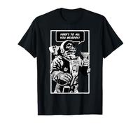 Here's to All You Weirdos Dead Goth Skull Astronaute T-Shirt