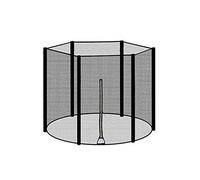 heresell Filet de sécurité pour trampoline, 183/244/306/366 cm, pour 6/8 poteaux, filet de protection, de rechange, en nylon durable, les poteaux ne sont pas inclus 244 cm 6 pôles