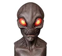 heresell Masque Intégral Alien d'Horreur, Taille Unique, Masque D'Alien Terrifiant Adulte pour Halloween et Cosplay