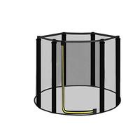 heresell sécurité pour trampoline 150 cm pour 6 barres, sans poteaux, protection pour trampoline jardin en nylon durable rechange pour trampoline - seulement filet