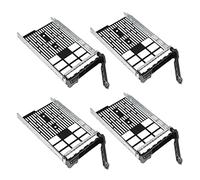 Heretom 4-Pack 8,9 cm SAS SATA Hard Drive Tray Caddy Plateau Caddie pour Dell PowerEdge R820 R730 R730xd R720 R710 T710 R630 T620 R610 T610 R530 R520 R430 T430 R415 MD1400 MD3600i NX3000