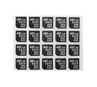 Heretom DXD9H X7K8W Lot de 20 étiquettes autocollantes pour disque dur Dell G14 Server HDD Tray Caddy (SATA 6 Go SSD, 480 Go)