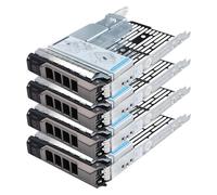 Heretom F238F 0F238F F238F Lot de 4 cadres de disque dur SAS SATA 3,5" pour Dell Poweredge F238F+9W8C4