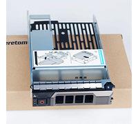 Heretom HDD Tray Caddy Adaptateur Disque Dur Hybride 6,3 cm 9W8C4 à Plateau 8,9 cm Adapter Compatible pour Dell R730XD R720xd T610 T630 R320 R420 R530 R720 T320 T420 T620 T430 MD1200 MD3200