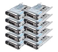 Heretom Lot de 10 plateaux de disque dur 3,5" avec adaptateur de disque dur de 6,3 cm