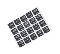 Heretom Lot de 40 autocollants de capacité pour Dell DXD9H et X7K8W 14ème génération (1 To NVME SSD, NVME)