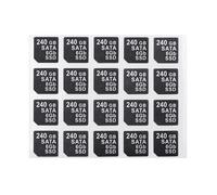 Heretom Lot de 40 autocollants de capacité pour Dell DXD9H et X7K8W 14ème génération (240 Go SATA 6 Go SSD, SATA)