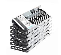 Heretom Lot de 6 disques durs 3,5" avec adaptateur HDD 2,5", compatible avec les serveurs Dell PowerEdge 11.-13. Gen - Vis de montage incluses