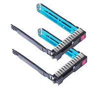Heretom Pack 2- 2,5" Caddy Disque Dur 651687-001 651699-001 HDD Tray Caddy | 2,5" Porteur Caddy HDD, Disque Dur Plateau, SFF SAS/SATA Compatible Serveur HP ProLiant DL380 G8 G9 G10 DL360 DL160 ML350