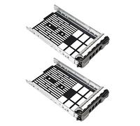 Heretom (Pack 2u.) 3,5" 0F238F Boîte de Disque Dur Palette Plateau Caddie Support HDD Tray Caddy pour Dell PowerEdge R720 T710 R710 R620 T620 T610 R520 R510 R420 R410 T410 R320 T310 R310