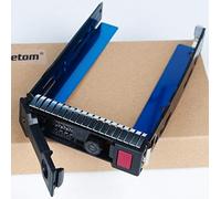 Heretom Plateau de Disque Dur 3.5 Pouces Caddie SAS SATA Tray Caddy pour HP Proliant DL360 DL360p DL380 DL380p DL385 Gen10 G10 avec Chp Hot-Swap (Pas pour Disque Dur 2,5")