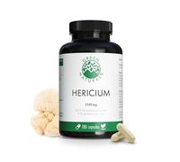Hericium Erinaceus (Lions Mane) - 2100 mg d'extrait de champignon vital Hericium - 30% de polysaccharides + 5% de bêta glucane - Réserve pour 3 mois (180 gélules) - Green Naturals®