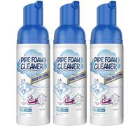 Herios Lot de 2 déodorants en mousse pour canalisations, déodorants et nettoyants pour canalisations de douche, éviers de cuisine, baignoires