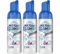 Herios Lot de 3 nettoyants en mousse pour canalisations, déodorant de dragage de tuyaux, liquide pour déboucher les cheveux, éliminateur d'odeurs, pour toilettes, éviers, baignoires