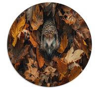 hérisson 1000 Piece Puzzle Rond, pour Enfants Adulte Éduchatif DécoRation pour Enfants Cadeau De Qualité Supérieure 1000pcs (67.5x67.5cm)