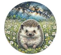 hérisson 1000 Pièces Casse-tête Animaux Puzzle Rond pour Adultes Et Enfants Classiques l'art De La Décoration Moderne Qualité Supérieure 1000pcs (67.5x67.5cm)