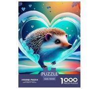 hérisson 1000 Pièces Puzzle Jeu Éduchatif Créatif Jigsaws Jeu De Défi Unique pour Adultes Et Enfants 70x50cm/1000pcs